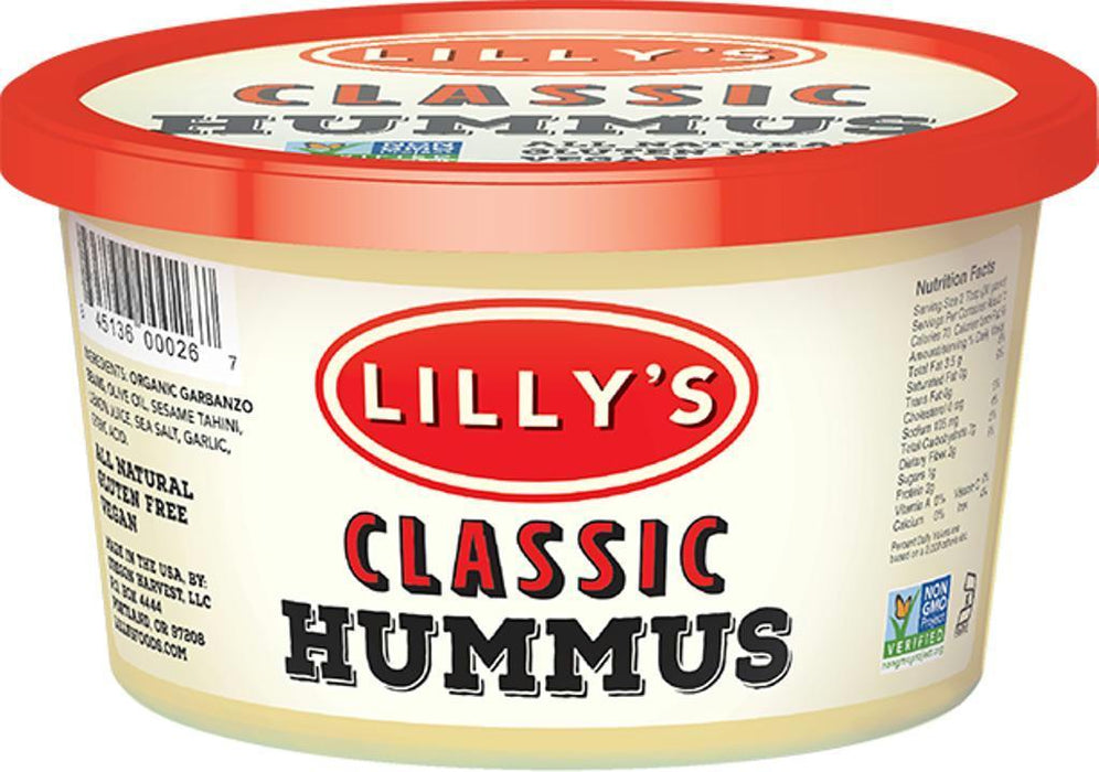 Lilly's: Classic Hummus, 12 Oz