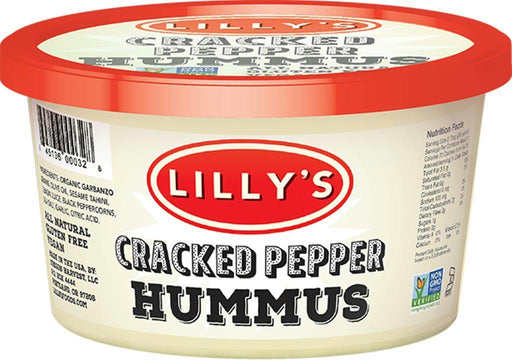 Lilly's: Hummus Cracked Pepper, 12 Oz