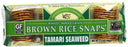 Edward & Sons: Brown Rice Snaps Tamari Seaweed, 3.5 Oz