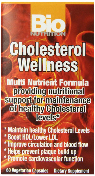 Bio Nutrition: Cholesterol Wellness, 60 Vegetarian Capsules