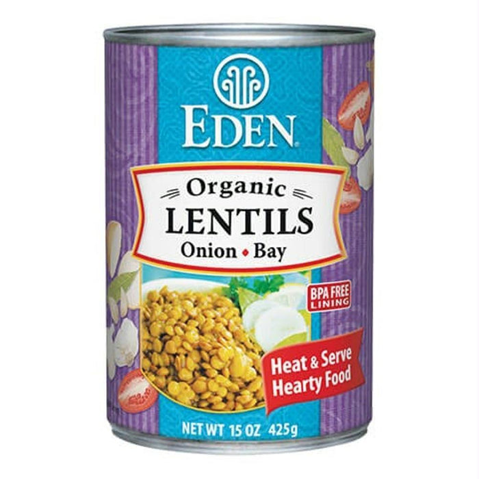 Eden Foods: Organic Lentils With Onion And Bay Leaf, 15 Oz