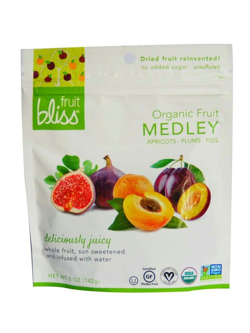 Fruit Bliss: Organic Fruit Medley Apricot, Fig And Plum, 5 Oz