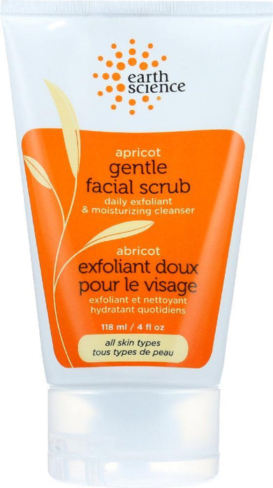 Earth Science: Facial Scrub Apricot Gentle, 4 Oz