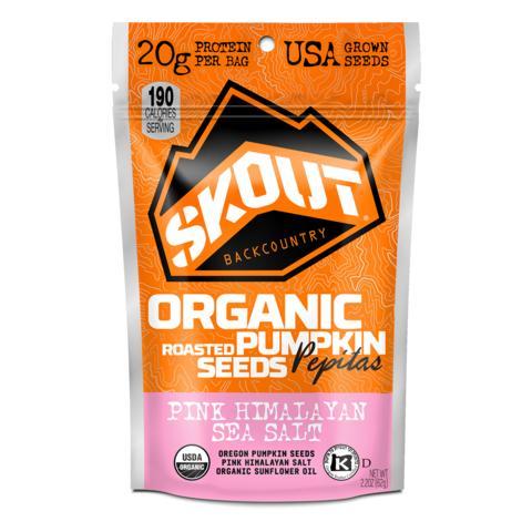 Skout: Seeds Pumpkin Himalayan Sea Salt Organic, 2.2 Oz