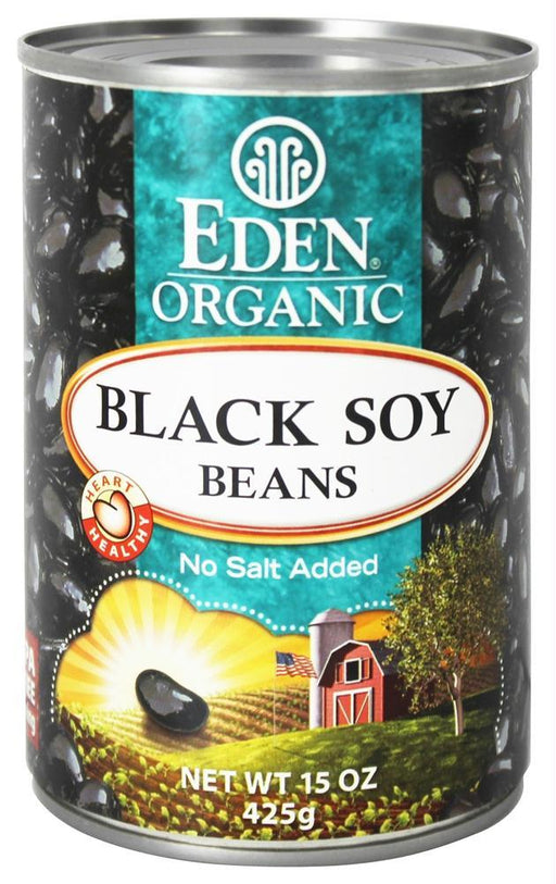 Eden Foods: Organic Black Soy Beans, 15 Oz