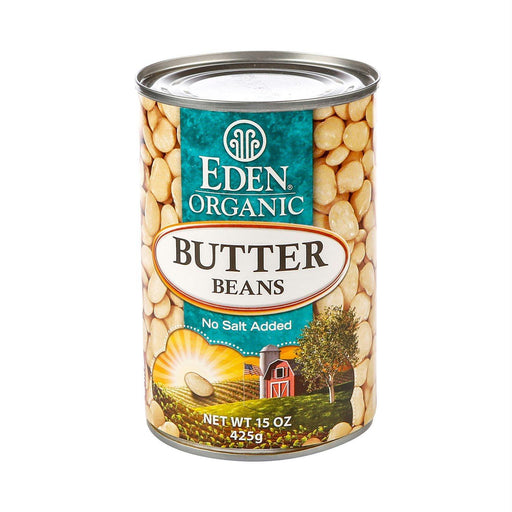 Eden Foods: Organic Butter Beans Low Fat, 15 Oz