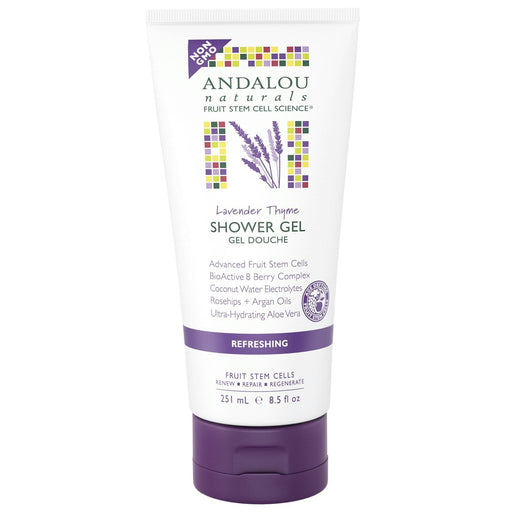 Andalou Naturals: Shower Gel Refreshing Lavender Thyme, 8.5 Oz