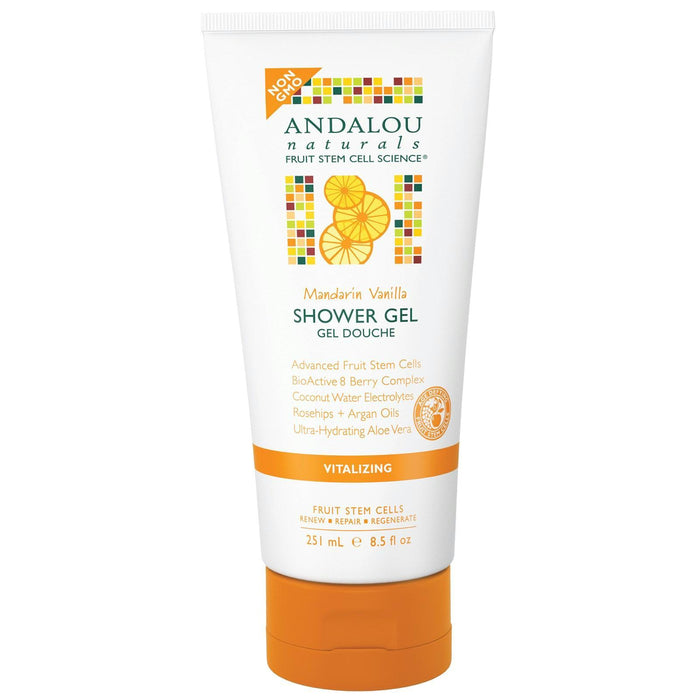 Andalou Naturals: Shower Gel Vitalizing Mandarin Vanilla, 8.5 Oz