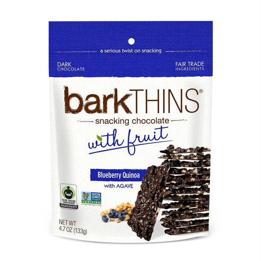 Barkthins: Snacking Chocolate With Fruit Blueberry Quinoa, 4.7 Oz