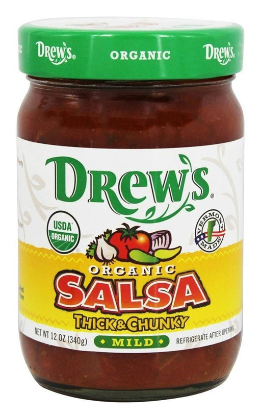 Drew's: Organic Thick & Chunky Salsa Mild, 12 Oz