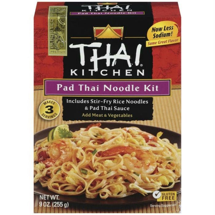 Thai Kitchen: Pad Thai Noodle Kit Stir-fry Rice Noodles & Pad Thai Sauce, 9 Oz