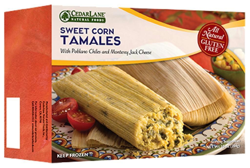 Cedarlane: Gluten Free Sweet Corn Tamales, 10 Oz