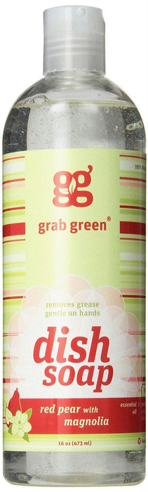 Grabgreen: Red Pear With Magnolia Dish Soap, 16 Oz