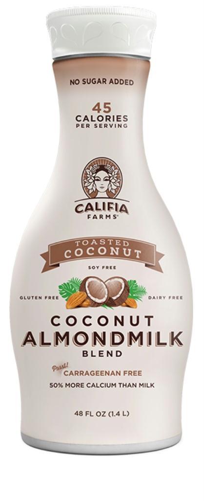 Califia Farms: Toasted Coconut Pure Coconut Almondmilk Blend, 48 Oz