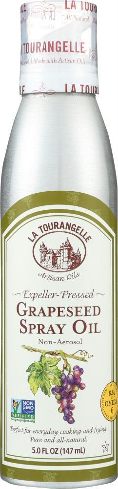 La Tourangelle: Oil Spray Grapeseed, 147 Ml