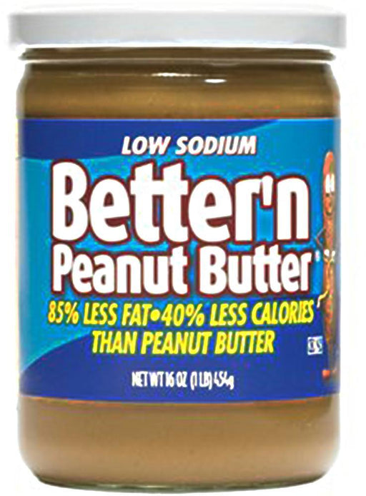 Better 'n Peanut Butter: Low Sodium Creamy Peanut Butter, 16 Oz