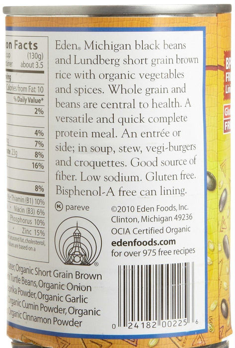 Eden Foods: Organic Caribbean Rice And Beans, 15 Oz