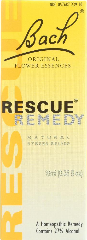 Bach Original Flower Essences: Rescue Remedy Natural Stress Relief, 0.35 Oz