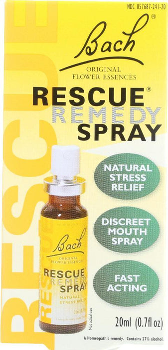 Bach Original Flower Essences: Rescue Remedy Spray, 0.7 Oz