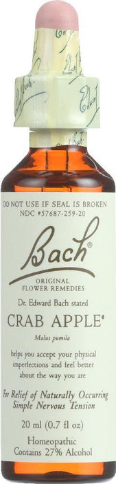 Bach Original Flower Remedies: Crab Apple, 0.7 Oz