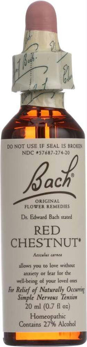 Bach Original Flower Remedies: Red Chestnut, 0.7 Oz