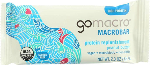 Gomacro: Macrobar Protein Replenishment Peanut Butter, 2.3 Oz