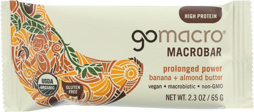 Gomacro: Macrobar Prolonged Power Banana + Almond Butter, 2.3 Oz