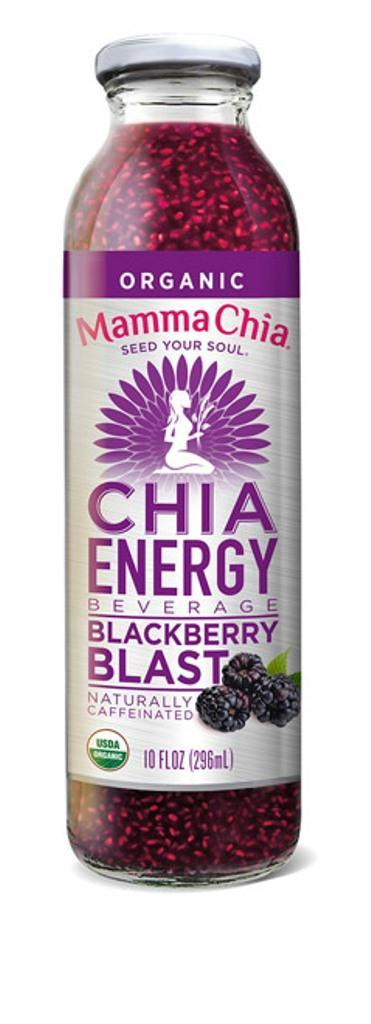 Mamma Chia: Organic Blackberry Vitality Energy  Drink, 10 Oz