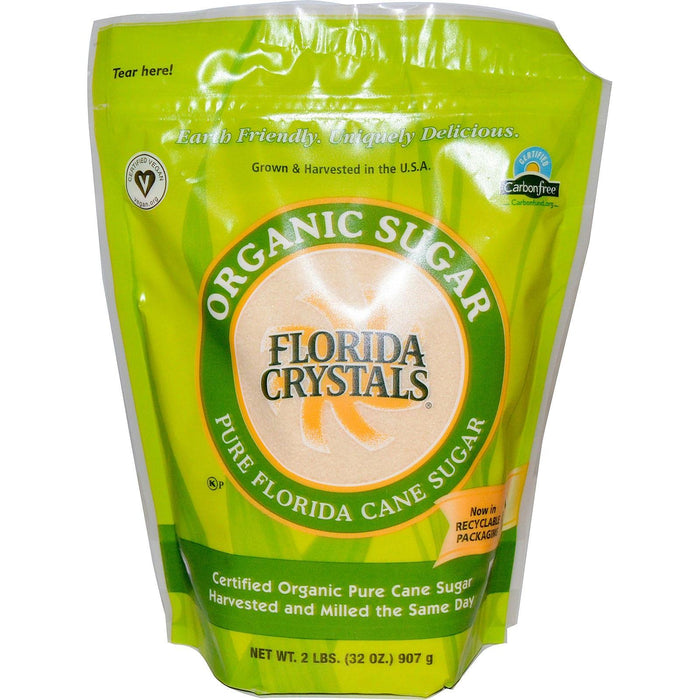 Florida Crystals: Organic Pure Florida Cane Sugar, 32 Oz