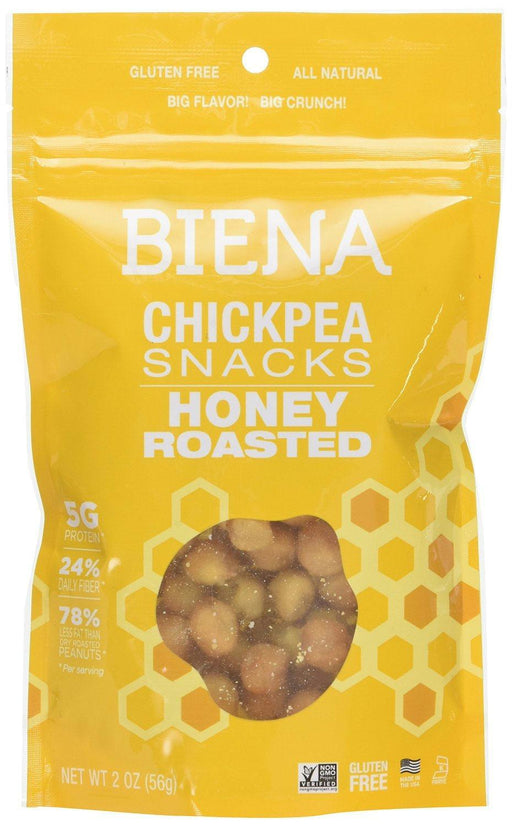 Biena: Honey Roasted Chickpea Snacks, 2 Oz