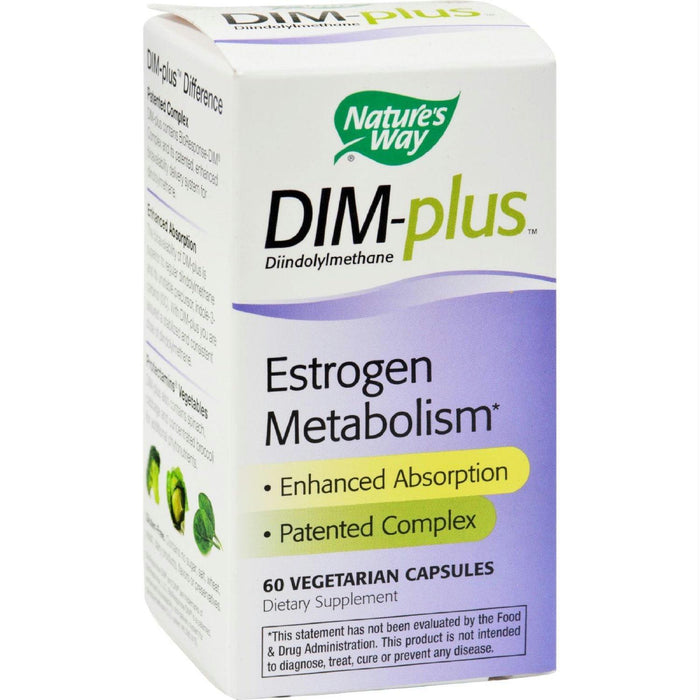 Nature's Way: Dim-plus Estrogen Metabolism, 60 Vegetable Caps