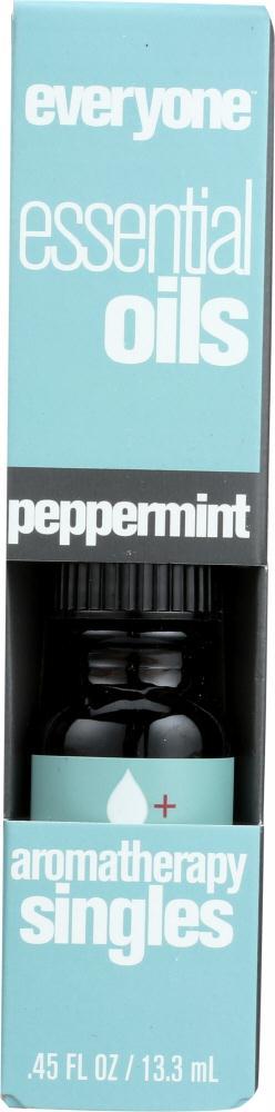 Everyone: Aromatherapy Singles Essential Oil Peppermint, 0.45 Oz