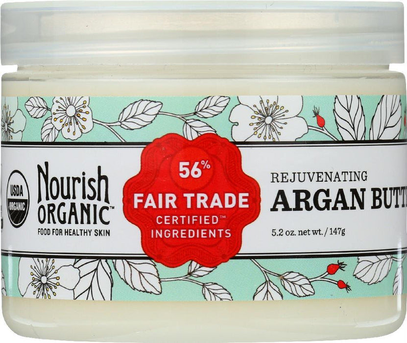 Nourish Organic: Rejuvenating Argan Butter, 5.2 Oz