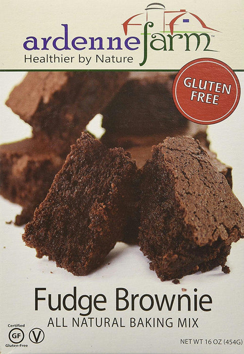 Ardenne Farm: Gluten Free Fudge Brownie Mix, 16 Oz