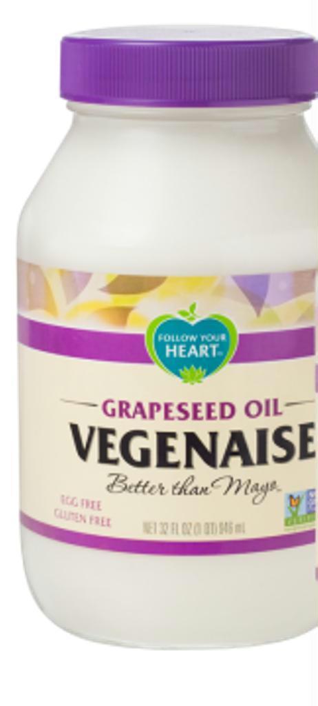 Follow Your Heart: Grapeseed Oil Vegenaise, 32 Oz