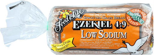 Food For Life: Ezekiel 4:9 Bread Sprouted Grain Low Sodium, 24 Oz