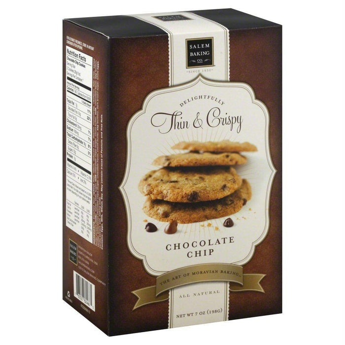 Salem Baking: Delightfully Thin And Crispy Chocolate Chip Cookies, 7 Oz