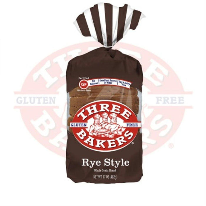 Three Bakers: Rye Style Whole Grain Bread, 17 Oz