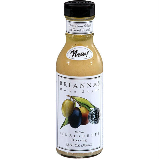 Briannas Dressing: Home Style Italian Vinaigrette, 12 Oz