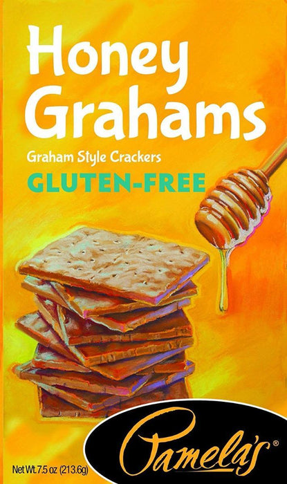 Pamela's Products: Gluten-free Graham Crackers Honey, 7.5 Oz