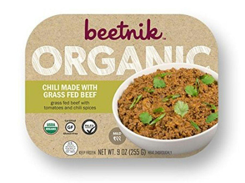 Beetnik: Chili Made With Organic Grass Fed Beef, 9 Oz