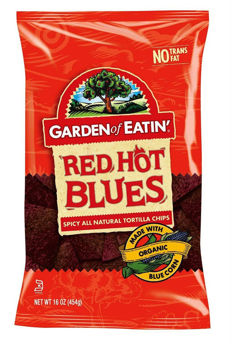 Garden Of Eatin': Red Hot Blues Tortilla Chips, 16 Oz