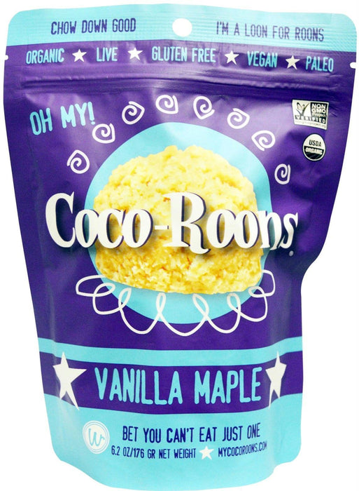 Wonderfully Raw: Coco-roons Vanilla Maple, 6.2 Oz