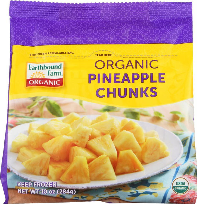 Earthbound Farms: Pineapple Organic Frozen, 10 Oz