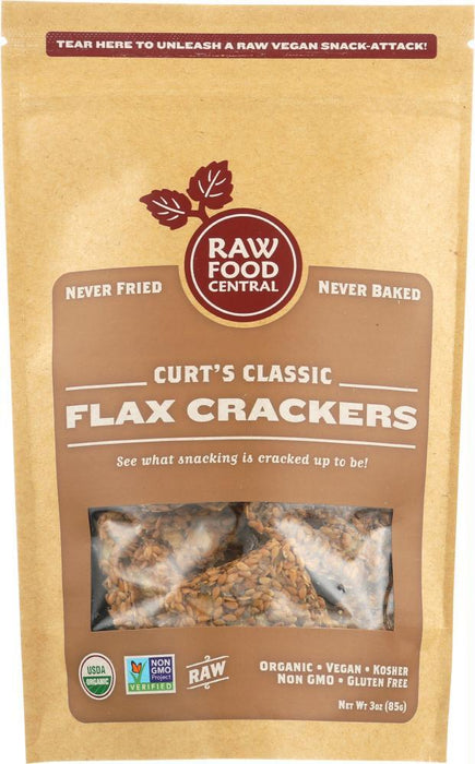 Rawfood: Cracker Flax Kurts Classic O, 3 Oz