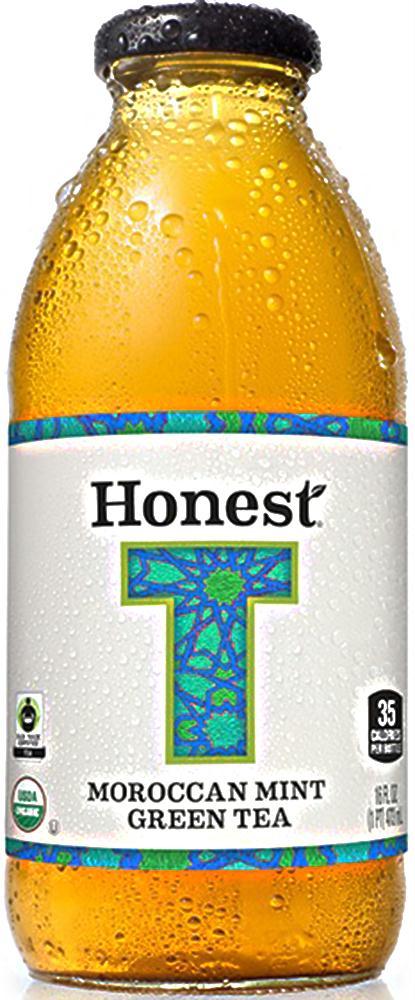 Honest Tea: Organic Green Tea Moroccan Mint, 16 Oz