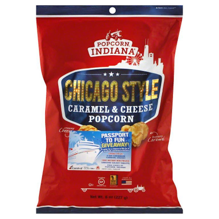 Popcorn Indiana: Chicago Style Caramel & Cheese Popcorn, 8 Oz