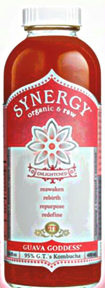 Gts Enlightened: Synergy Organic And Raw Kombucha Guava Goddess, 16 Oz