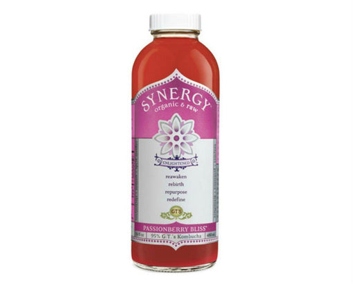 Gts Enlightened: Synergy Organic And Raw Kombucha Passionberry Bliss, 16 Oz