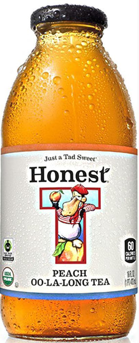 Honest Tea: Organic Oolong Tea Peach Oo-la-long, 16 Oz